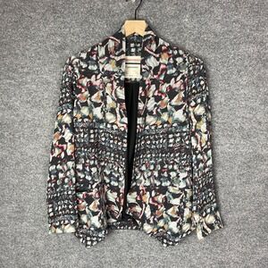 Cartonnier Anthropologie Abstract Print‎ Blazer Jacket Women's Small